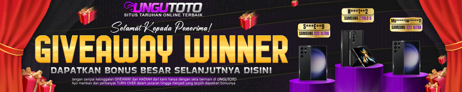 GIVE AWAY UNGUTOTO
